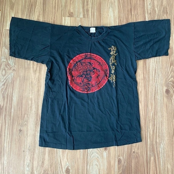 Funky Chinese Dragon Character T-Shirt - Picture 1 of 5